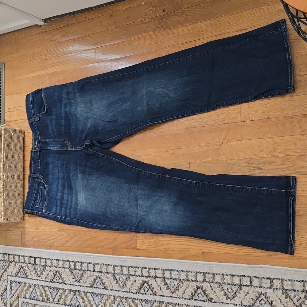 URBAN PIPELINE BRAND MENS BLUE SLIM STRAIGHT MAX FLEX JEANS SIZE 38 x 32